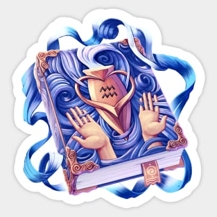 Zodiac Grimoire - Type Aquarius Sticker